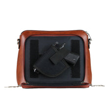 Load image into Gallery viewer, Concealed Carry Evelyn Leather Crossbody Organizer by Lady Conceal