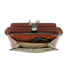 Load image into Gallery viewer, Concealed Carry Evelyn Leather Crossbody Organizer by Lady Conceal