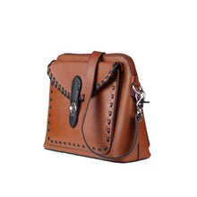 Load image into Gallery viewer, Concealed Carry Evelyn Leather Crossbody Organizer by Lady Conceal