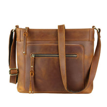 Load image into Gallery viewer, Concealed Carry Delaney Leather Crossbody by Lady Conceal
