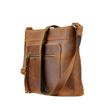 Load image into Gallery viewer, Concealed Carry Delaney Leather Crossbody by Lady Conceal