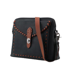 Load image into Gallery viewer, Concealed Carry Evelyn Leather Crossbody by Lady Conceal