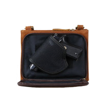 Load image into Gallery viewer, Concealed Carry Raelynn Leather Crossbody Organizer by Lady Conceal