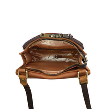 Load image into Gallery viewer, Concealed Carry Raelynn Distressed Leather Crossbody Organizer by Lady Conceal