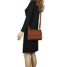 Load image into Gallery viewer, Concealed Carry Raelynn Leather Crossbody Organizer by Lady Conceal