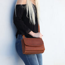 Load image into Gallery viewer, Concealed Carry Raelynn Leather Crossbody Organizer by Lady Conceal