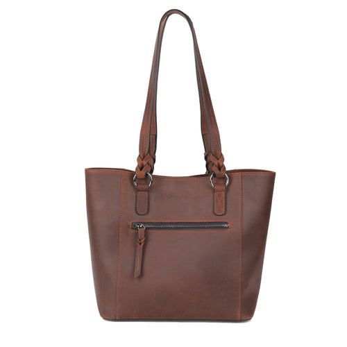 Concealed Carry Maddie Leather Tote by Lady Conceal