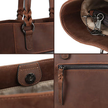 Load image into Gallery viewer, Concealed Carry Maddie Leather Tote by Lady Conceal