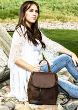 Load image into Gallery viewer, Concealed Carry Allie Leather Backpack