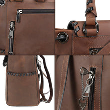 Load image into Gallery viewer, Concealed Carry Allie Leather Backpack by Lady Conceal