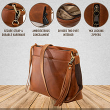 Load image into Gallery viewer, Concealed Carry Josie Leather Crossbody