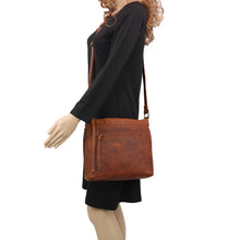Load image into Gallery viewer, Concealed Carry Faith Leather Crossbody by Lady Conceal