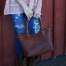 Load image into Gallery viewer, Concealed Carry Sadie Leather Satchel by Lady Conceal