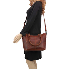 Load image into Gallery viewer, Lady Conceal Concealed Carry Purse Concealed Carry Sadie Leather Satchel by Lady Conceal