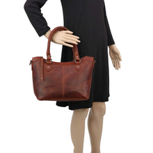 Load image into Gallery viewer, Lady Conceal Concealed Carry Purse Concealed Carry Sadie Leather Satchel by Lady Conceal