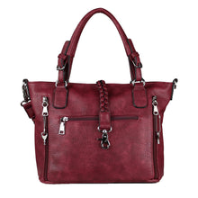 Load image into Gallery viewer, Concealed Carry Ella Braided Tote by Lady Conceal
