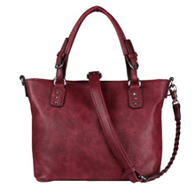 Load image into Gallery viewer, Concealed Carry Ella Braided Tote by Lady Conceal
