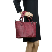 Load image into Gallery viewer, Concealed Carry Ella Braided Tote by Lady Conceal
