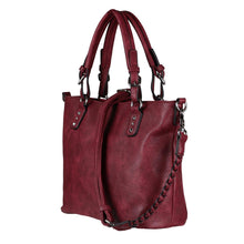 Load image into Gallery viewer, Concealed Carry Ella Braided Tote by Lady Conceal
