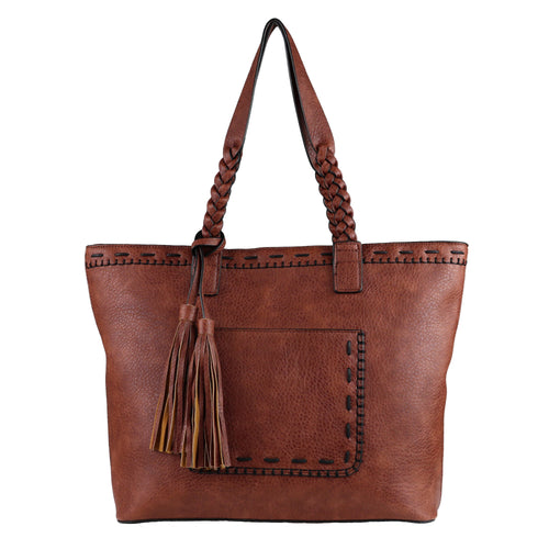 Concealed Carry Cora Stitched Tote by Lady Conceal