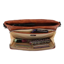 Load image into Gallery viewer, Concealed Carry Stitched Skylar Crossbody Organizer by Lady Conceal
