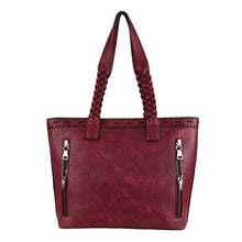 Load image into Gallery viewer, Concealed Carry Sophia Stitched Tote by Lady Conceal
