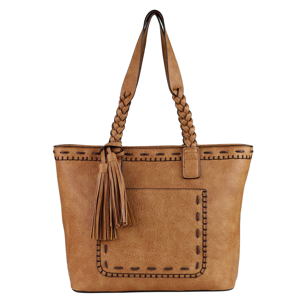 Concealed Carry Sophia Stitched Tote by Lady Conceal