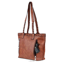 Load image into Gallery viewer, Concealed Carry Sophia Stitched Tote by Lady Conceal
