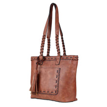 Load image into Gallery viewer, Concealed Carry Sophia Stitched Tote by Lady Conceal
