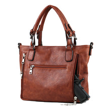 Load image into Gallery viewer, Concealed Carry Ella Braided Tote by Lady Conceal, Mahogany
