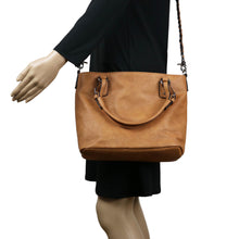Load image into Gallery viewer, Concealed Carry Ella Braided Tote by Lady Conceal
