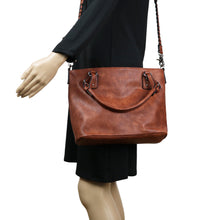 Load image into Gallery viewer, Concealed Carry Ella Braided Tote by Lady Conceal

