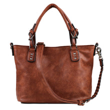 Load image into Gallery viewer, Concealed Carry Ella Braided Tote by Lady Conceal
