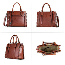 Load image into Gallery viewer, Concealed Carry Emma Leather Satchel
