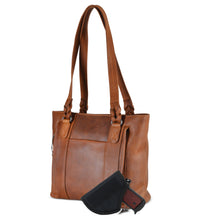 Load image into Gallery viewer, Concealed Carry Peyton Leather Tote
