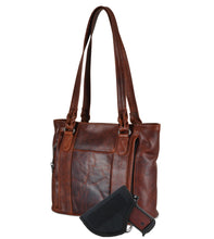 Load image into Gallery viewer, Concealed Carry Peyton Leather Tote
