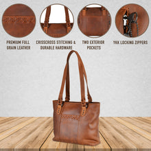 Load image into Gallery viewer, Concealed Carry Peyton Leather Tote
