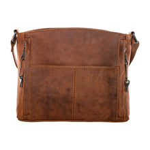 Load image into Gallery viewer, Concealed Carry Brynn Arched Leather Crossbody
