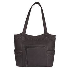 Load image into Gallery viewer, Concealed Carry Kendall Leather Stitched Tote by Lady Conceal
