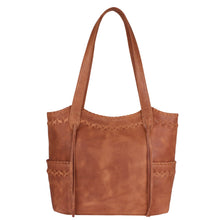 Load image into Gallery viewer, Concealed Carry Kendall Leather Stitched Tote by Lady Conceal
