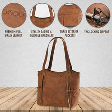 Load image into Gallery viewer, Concealed Carry Kendall Leather Tote
