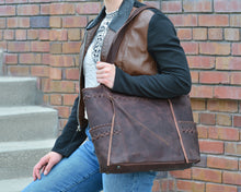 Load image into Gallery viewer, Concealed Carry Kendall Leather Tote
