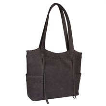 Load image into Gallery viewer, Concealed Carry Kendall Leather Stitched Tote by Lady Conceal
