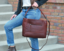 Load image into Gallery viewer, Concealed Carry Lacey Leather Tote
