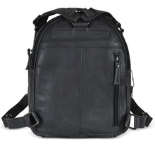 Load image into Gallery viewer, Concealed Carry Sawyer Leather Backpack by Lady Conceal
