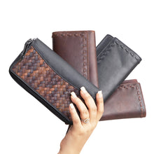 Load image into Gallery viewer, Angie RFID Wallet - Theft Protected Wallet - Identity Theft Protected Leather Wallet - Concealed Carry Wallet - Unisex Wallet Leather
