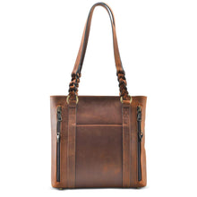 Load image into Gallery viewer, Concealed Carry Bella Leather Tote by Lady Conceal
